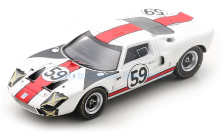 Modelauto 1:43 | Spark S4537 | Ford GT40 1966 #59 - P.Revson - S.Scott