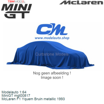 Modelauto 1:64 | MiniGT mgt00817 | McLaren F1 Yquem Bruin metallic 1993