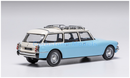 Modelauto 1:43 | Looksmart CLC609N.22 | Citroen ID19 Break Light Blue 1960