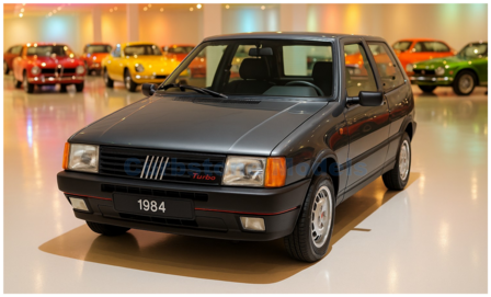 Modelauto 1:43 | IXO-Models CLC612N.22 | Fiat Uno Turbo Dark Grey 1984
