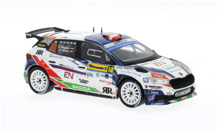 Modelauto 1:43 | IXO-Models RAM949.22 | Skoda Fabia RS Rally2 2023 #10 - S.Wagner - G.Winter