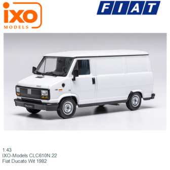 1:43 | IXO-Models CLC610N.22 | Fiat Ducato Wit 1982