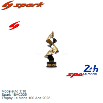 Modelauto 1:18 | Spark 18AC005 | Trophy Le Mans 100 Ans 2023
