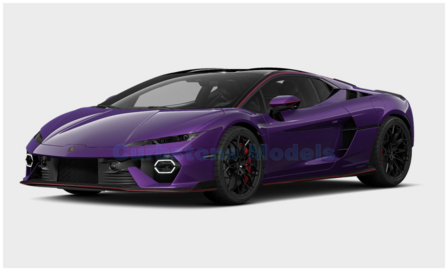 Modelauto 1:43 | Looksmart LS555F | Lamborghini Temerario Alleggerita Package Viola Pasifae 2024