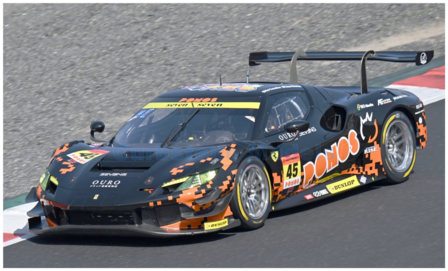Modelauto 1:43 | Looksmart LSSGT25045 | Ferrari 296 GT3 | Ponds Racing 2025 #45 - K.Cozzolino - T.Shinohara 