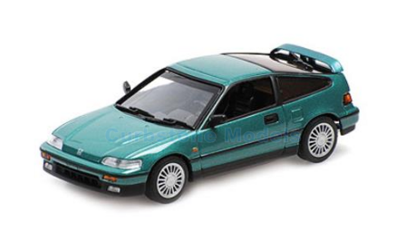 Modelauto 1:87 | Minichamps 870161020 | Honda CR-X MK2 Metallic Blue 1987