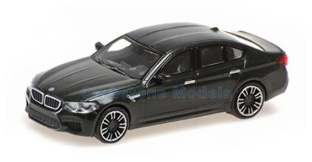 Modelauto 1:87 | Minichamps 870028007 | BMW M5 Green metallic 2018