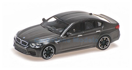 Modelauto 1:87 | Minichamps 870028008 | BMW M5 Grey metallic 2018