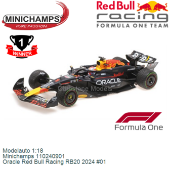 Modelauto 1:18 | Minichamps 110240901 | Oracle Red Bull Racing RB20 2024 #01