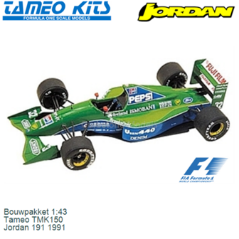 Bouwpakket 1:43 | Tameo TMK150 | Jordan 191 1991