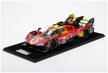 Modelauto 1:12 | Looksmart LS1211 | Scudera Ferrari AF Corse 499P 2024 #50 - N.Nielsen - M.Molina - A.Fuoco