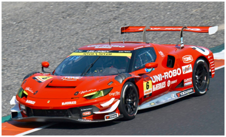 Modelauto 1:43 | Looksmart LSSGT25006 | Ferrari VELOREX 296 GT3 2025 #6 - R.Merhi - Y.Katayama