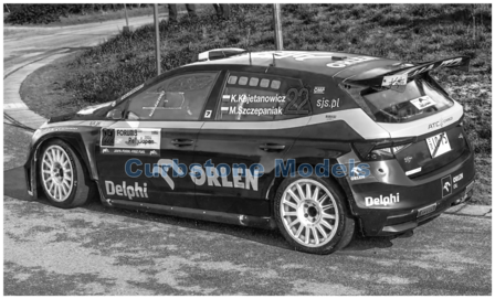 Modelauto 1:43 | IXO-Models RAM969.22 | Skoda Fabia RS Rally2 2024 #22 - K.Kajetanowicz  - M.Szczepaniak