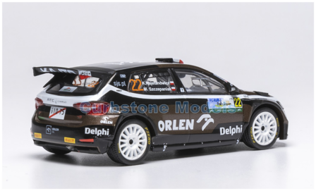 Modelauto 1:43 | IXO-Models RAM969.22 | Skoda Fabia RS Rally2 2024 #22 - K.Kajetanowicz  - M.Szczepaniak