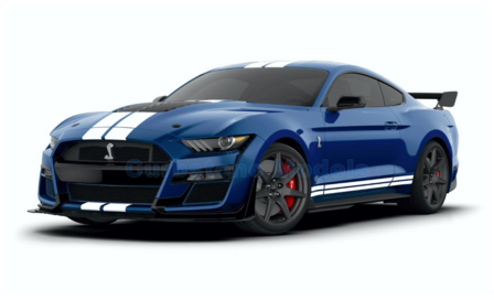 Modelauto 1:18 | Maisto 31388B | Ford Mustang Shelby Kona Blue / White 2020