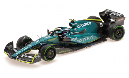 Modelauto 1:43 | Minichamps 417221805 | Aston Martin Aramco Cognizant Formula One Team AMR22 2022 #18 - S.Vettel