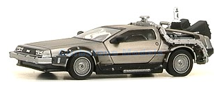 Modelauto 1:43 | Vitesse Sunstar 24010 | DeLorean DMC 12 Zilver 1983 - M.Mc Fly - M.Fox