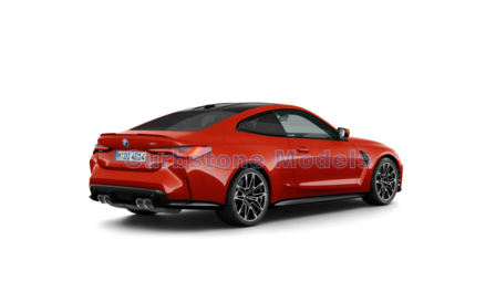 Modelauto 1:18 | Minichamps 110020140 | BMW M4 Red Metallic 2024
