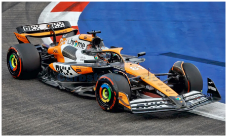 Modelauto 1:43 | Minichamps 537246181 | McLaren MCL38 | MCLAREN FORMULA 1 TEAM 2024 #81 - O.Piastri