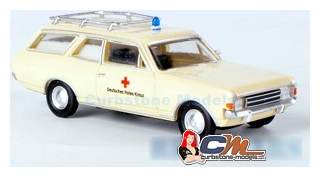 Modelauto 1:87 | Brekina 20566 | Opel Record C Caravan White