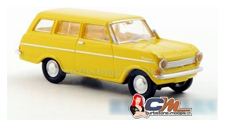 Modelauto 1:87 | Brekina 20359 | Opel Kadett A Caravan Yellow