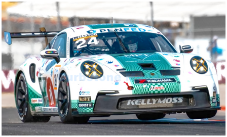 Modelauto 1:43 | Spark US417 | Porsche 911 GT3 Cup 2024 #24 - L.Hartog 