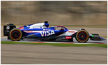 Modelauto 1:18 | Minichamps 117240440 | Racing Bulls VCARB 01 | VISA CASH RB FORMULA ONE TEAM 2024 #40 - A.Iwasa