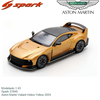 Modelauto 1:43 | Spark S7845 | Aston Martin Valiant Helios Yellow 2024