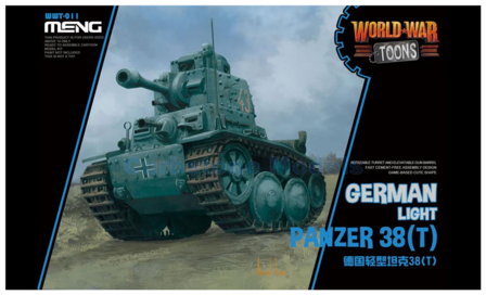 Bouwpakket 1:73 | MENG WWT-011 | Tank Panzer 38(T) 1941 - A.Hitler