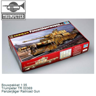 Bouwpakket 1:35 | Trumpeter TR 00369 | Panzerj&auml;ger Railroad Gun