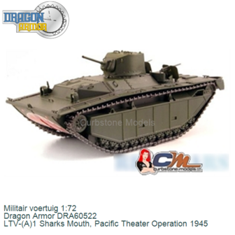 Militair voertuig 1:72 | Dragon Armor DRA60522 | LTV-(A)1 Sharks Mouth, Pacific Theater Operation 1945