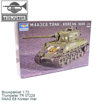 Bouwpakket 1:72 | Trumpeter TR 07229 | M4A3 E8 Korean War