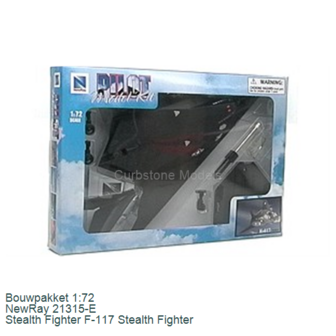 Bouwpakket 1:72 | NewRay 21315-E | Stealth Fighter F-117 Stealth Fighter