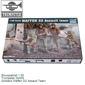Bouwpakket 1:35 | Trumpeter 00405 | Soldiers Waffen SS Assault Team