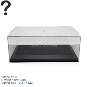 Vitrine 1:18 | Diversen BV18MM | Vitrine 30 x 12 x 17 CM