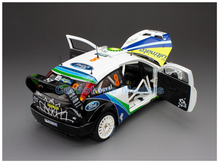 Modelauto 1:18 | Sunstar 3881 | Ford Motor Co. Ltd Rallye Sport team Focus RS WRC04 2004 #8 - F.Duval - S.Pr&eacute;vot