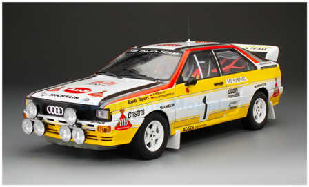 Modelauto 1:18 | Sunstar 4258 | Audi Sport Quattro A2 WRC 1984 #1 - W.R&ouml;hrl - C.Geistd&ouml;rfer
