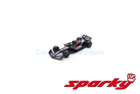 Modelauto 1:64 | Spark Y368 | BWT Alpine Formula One Team A524 2024 #10 - P.Gasly