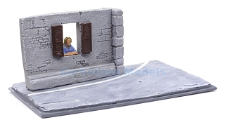 Accessoire 1:43 | M4 Modelcars D608 | Diorama in Resin 16.5 x 10.5 cm