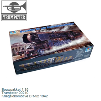 Bouwpakket 1:35 | Trumpeter 00210 | Kriegslokomotive BR-52 1942