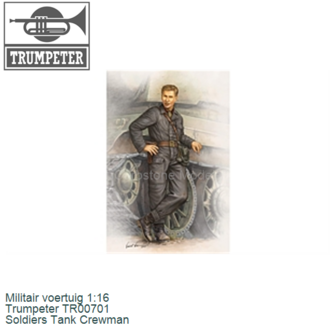 Militair voertuig 1:16 | Trumpeter TR00701 | Soldiers Tank Crewman