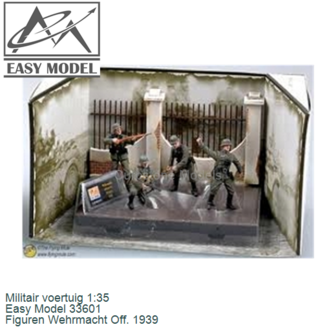 Militair voertuig 1:35 | Easy Model 33601 | Figuren Wehrmacht Off. 1939