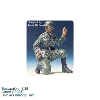 Bouwpakket 1:35 | Coree CE0050 | Soldiers Infantry Halt !