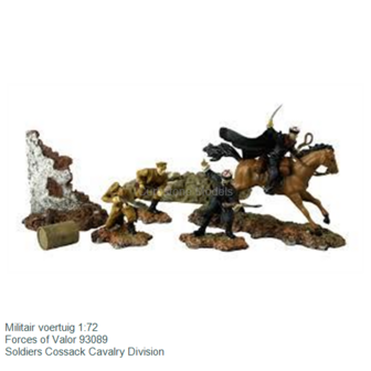 Militair voertuig 1:72 | Forces of Valor 93089 | Soldiers Cossack Cavalry Division