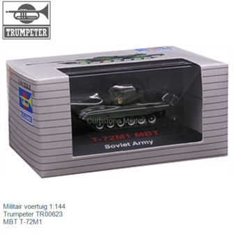 Militair voertuig 1:144 | Trumpeter TR00623 | MBT T-72M1