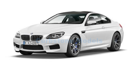 Modelauto 1:87 | Minichamps 870027300 | BMW M6 Coup&eacute; White 2015