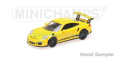 Modelauto 1:87 | Minichamps 870063225 | Porsche 911 GT3 RS Yellow 2013