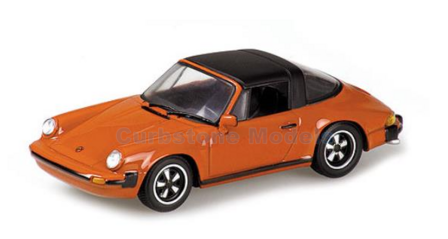 Modelauto 1:18 | Minichamps 100063064 | Porsche 911 Carrera 3.2 Targa Orange 1983