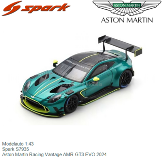 Modelauto 1:43 | Spark S7935 | Aston Martin Racing Vantage AMR GT3 EVO 2024