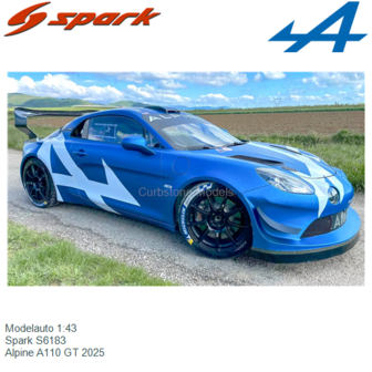 Modelauto 1:43 | Spark S6183 | Alpine A110 GT 2025